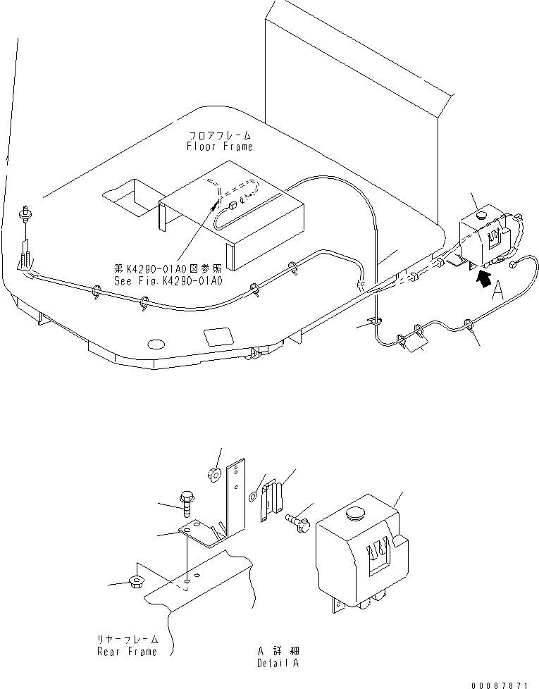 Жгут проводов 417-07-26190 KOMATSU