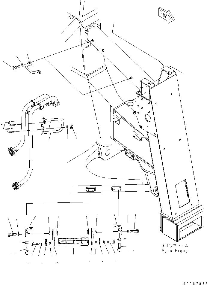 Step, R.H. 561-54-88320 KOMATSU