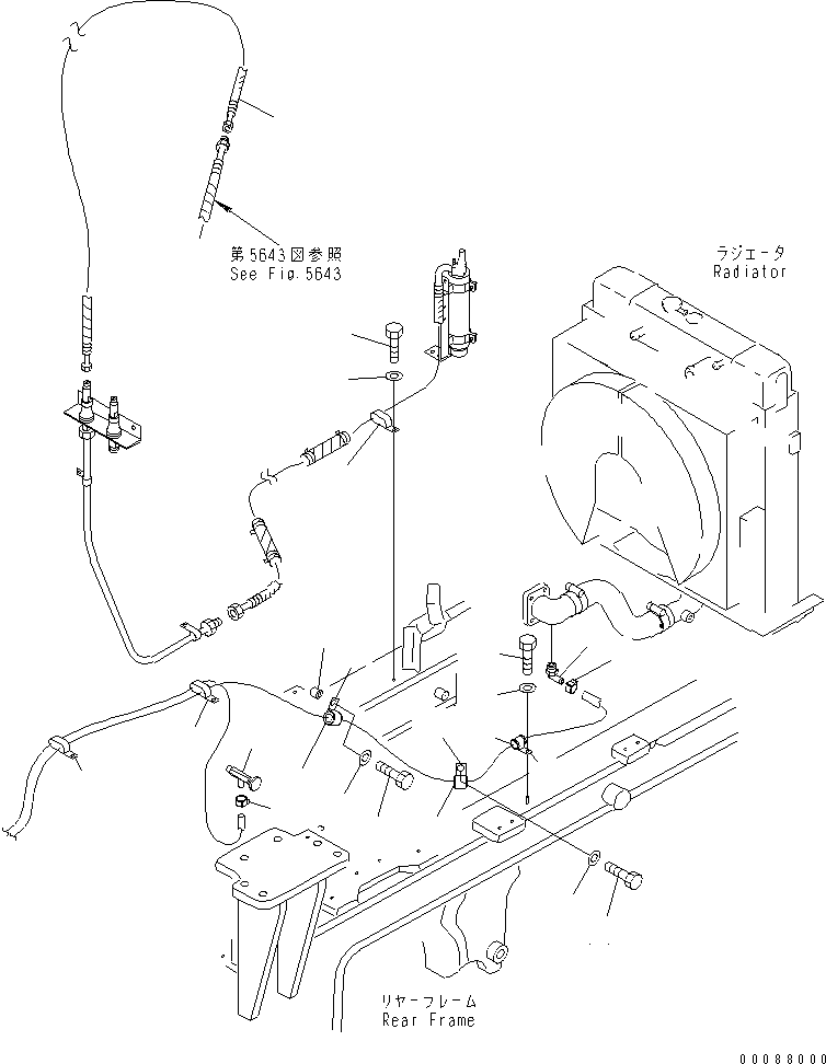 Шланг 235-809-6430 KOMATSU