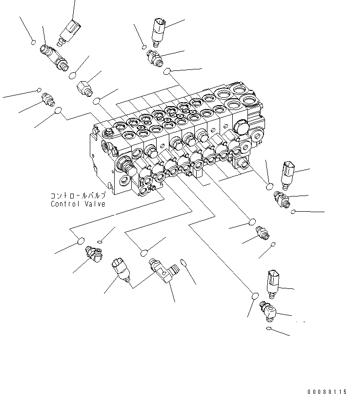 Угольник 22L-62-32640 KOMATSU