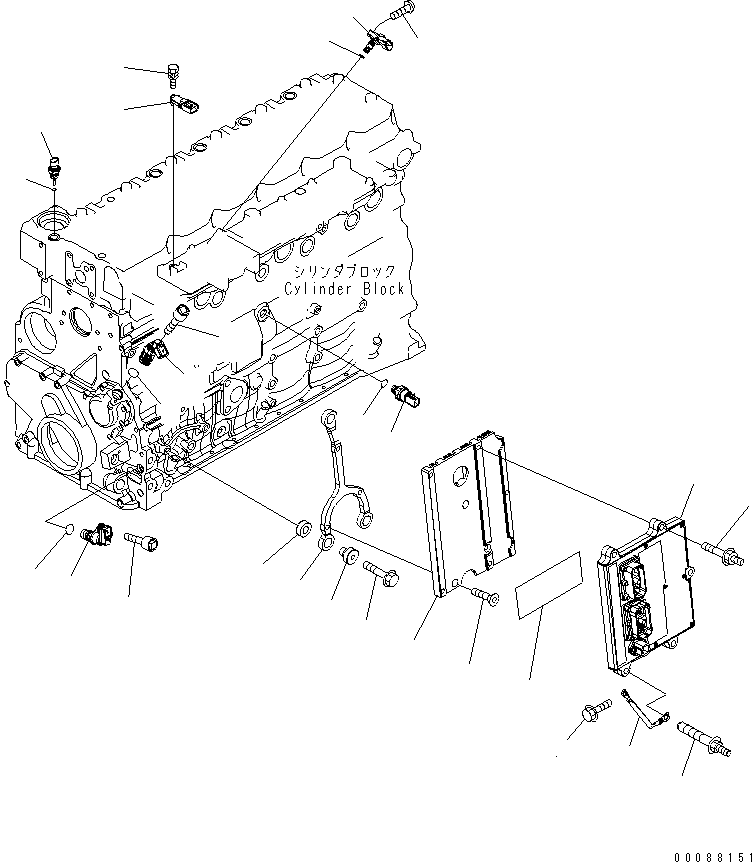 DATAPLATE 6754-82-2110 KOMATSU