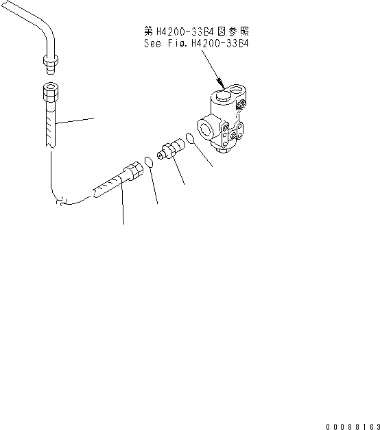 Ниппель 427-S05-5760 KOMATSU