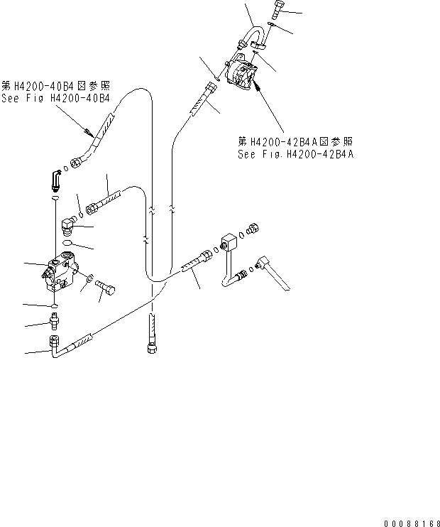 Шланг с торцевым уплотнением 02766-00407 KOMATSU