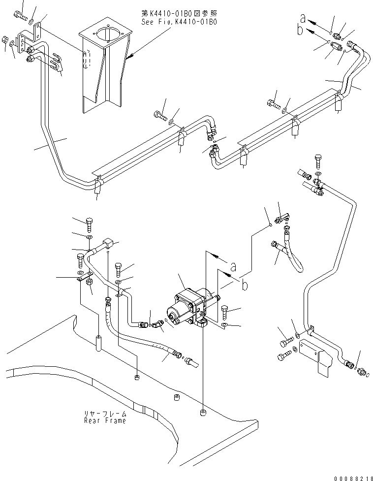 Трубка 427-43-28651 KOMATSU