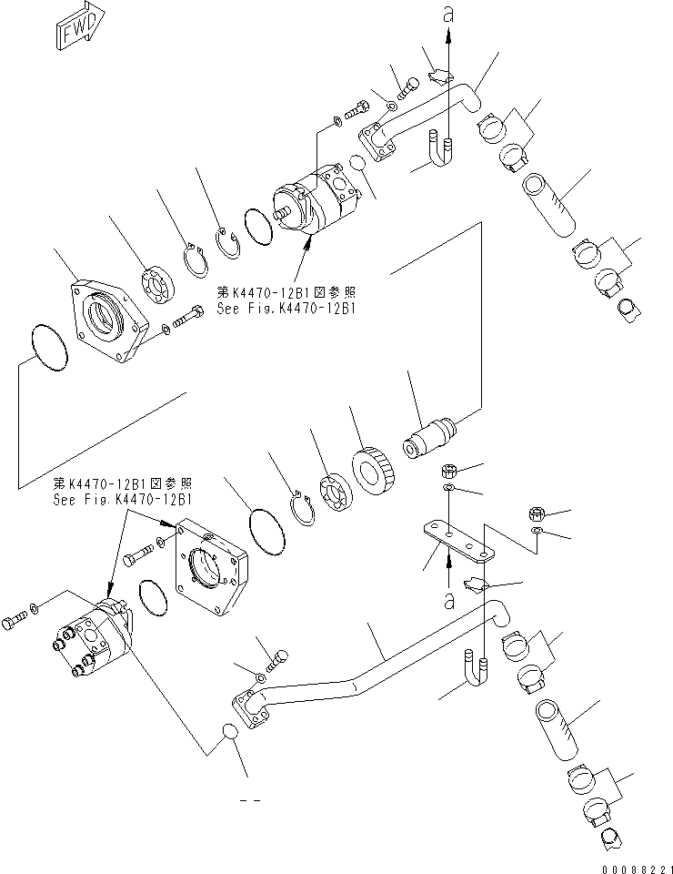 Трубка 427-S05-5961 KOMATSU