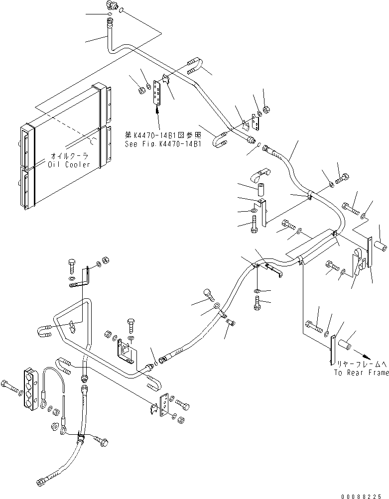 Шланг с торцевым уплотнением 02762-00631 KOMATSU