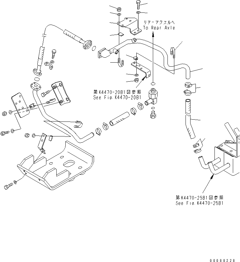 Трубка 427-S05-5730 KOMATSU