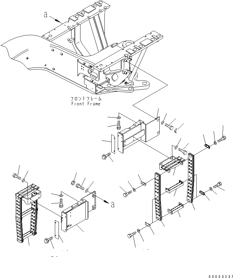 Резиновый элемент 23B-54-34841 KOMATSU
