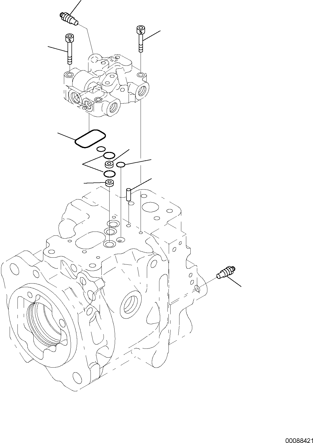 Штифт установочный (\7\ 04020-00616) KOMATSU