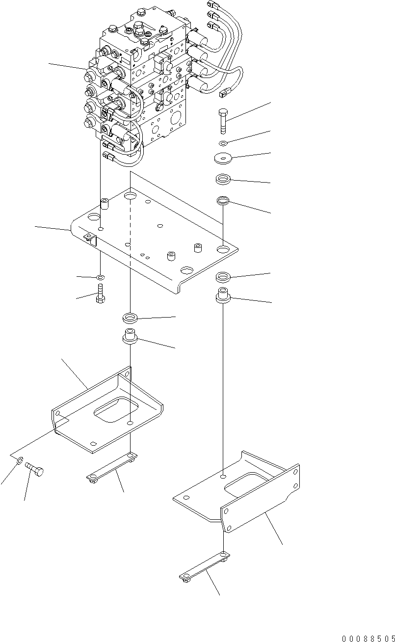 CONTROL VALVE ASSEMBLY (723-44-13600) KOMATSU