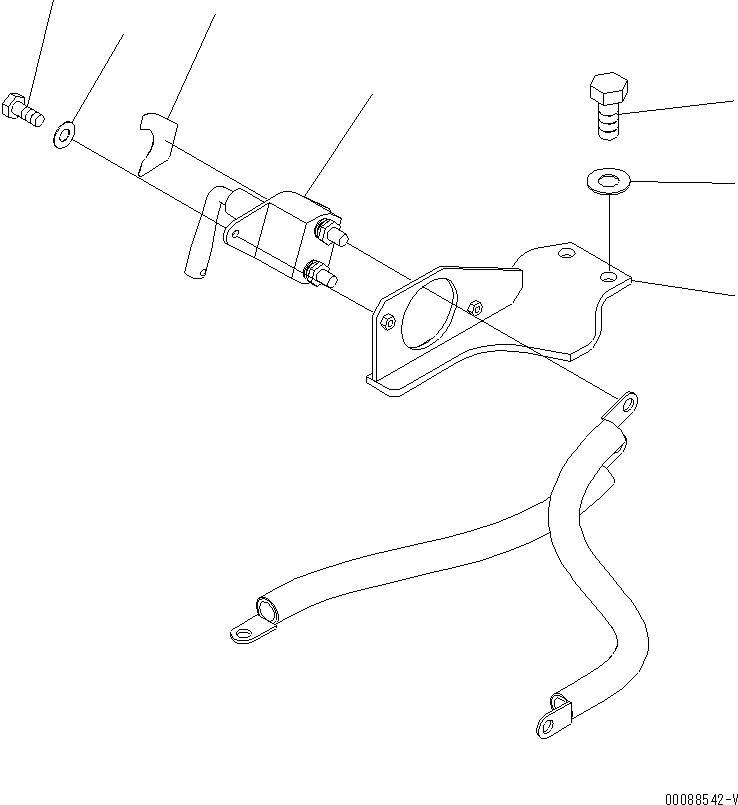Plate, Battery Disconnect Switch, Disconnect Switch 425-93-41310 KOMATSU