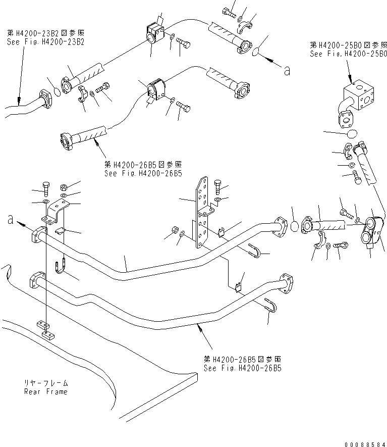 Кронштейн 427-Z89-1240 KOMATSU