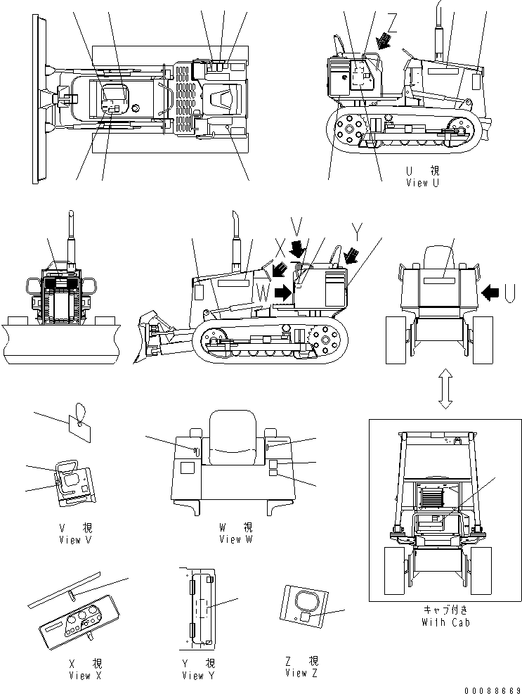 PLATE MARK,D21A 104-98-32960 KOMATSU