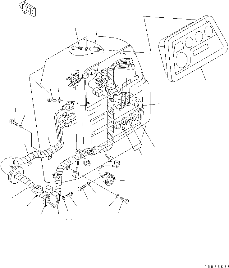 Жгут проводов 134-06-64320 KOMATSU