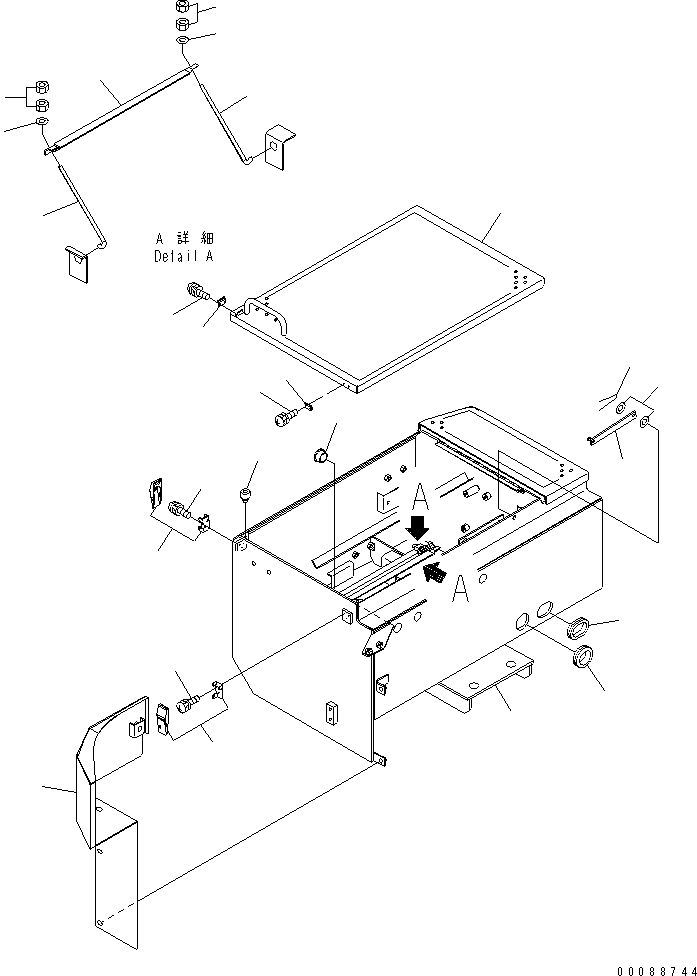 Battery, Box 427-06-24621 KOMATSU