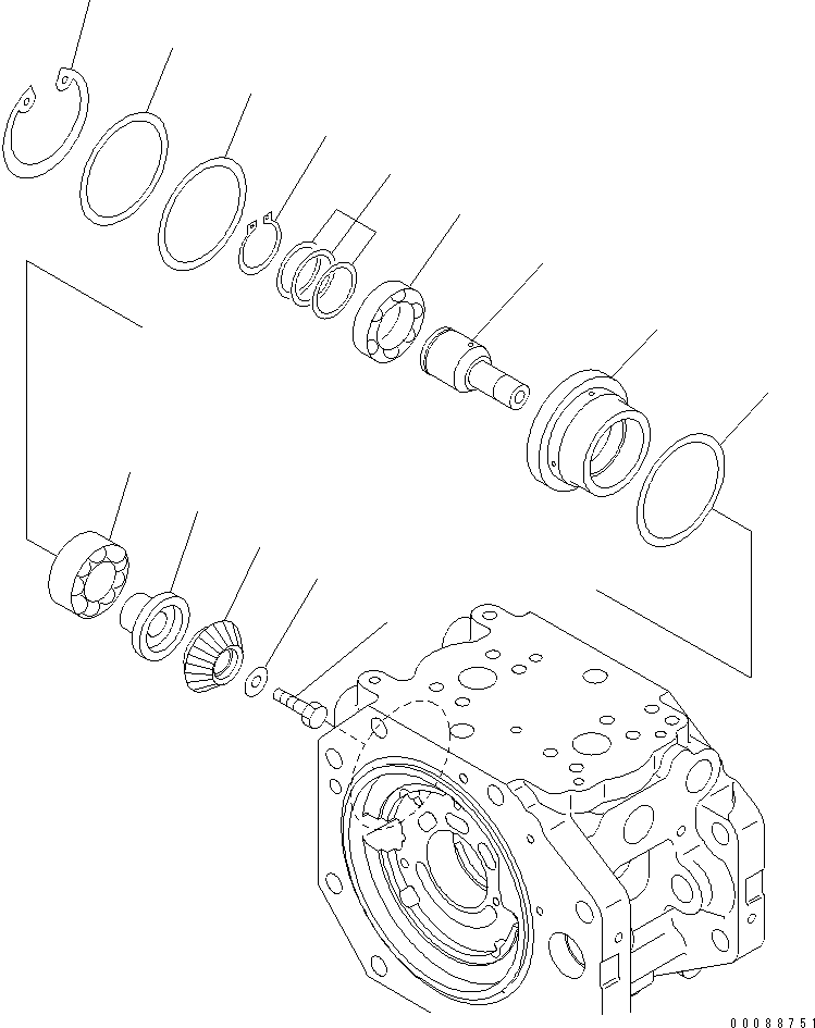 Регулировочная прокладка 0.3мм (\7\708-2K-12850) KOMATSU