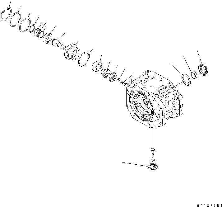 Регулировочная прокладка t=0.2мм 708-2K-12840 KOMATSU