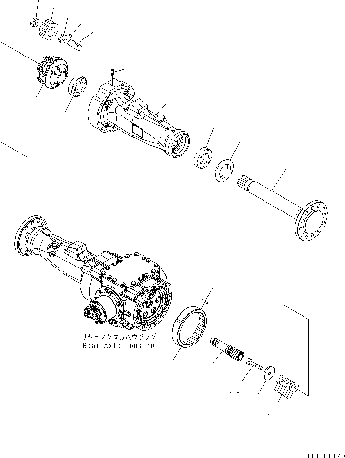 Axle Assembly, Limited Slip Differential 417-23-47010 KOMATSU