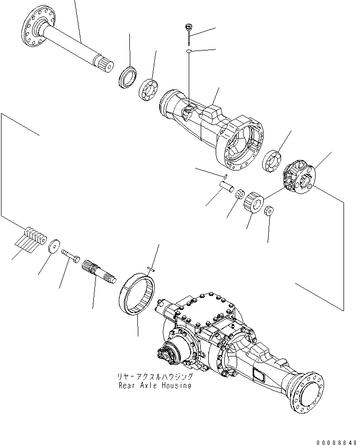 Бортовой редуктор в сборе 417-23-32030 KOMATSU
