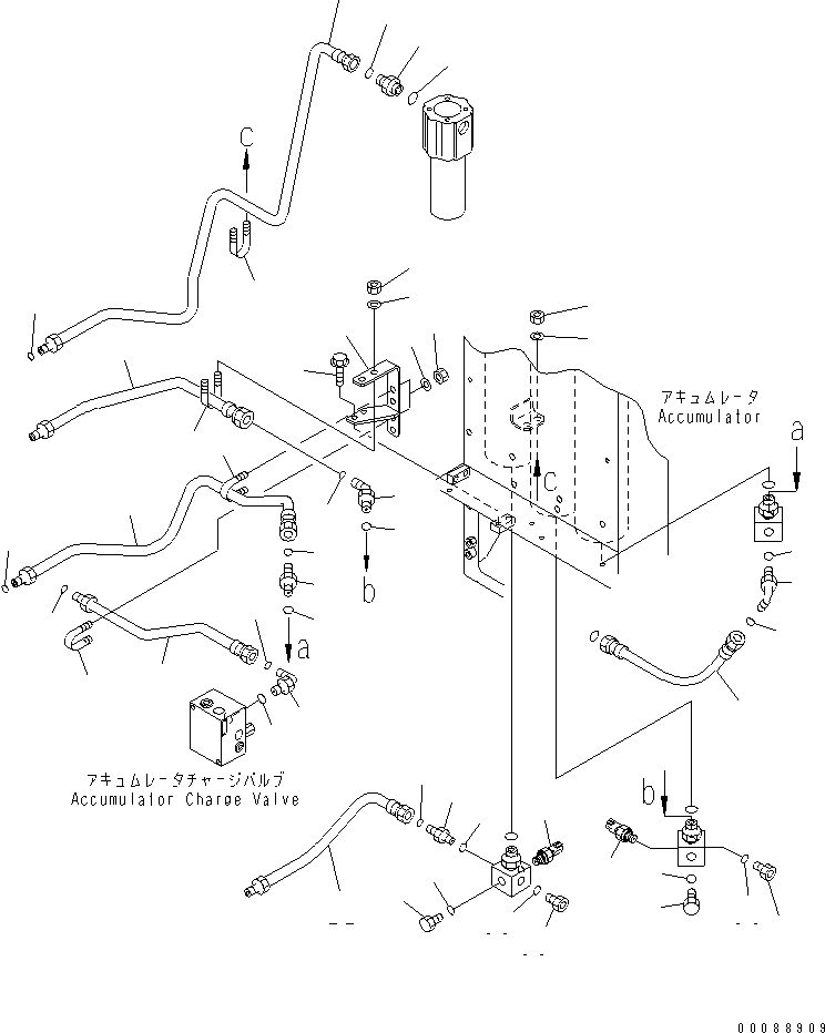 Трубка (\2\569-43-88631) KOMATSU