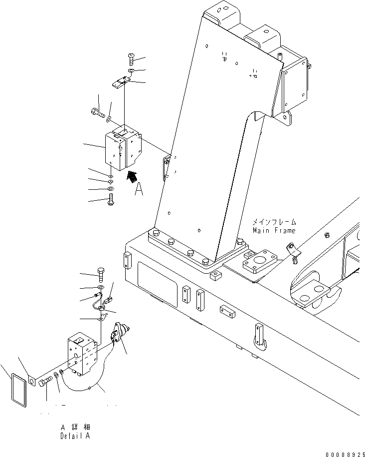 Box Assembly, Switch, VHMS 569-86-89500 KOMATSU