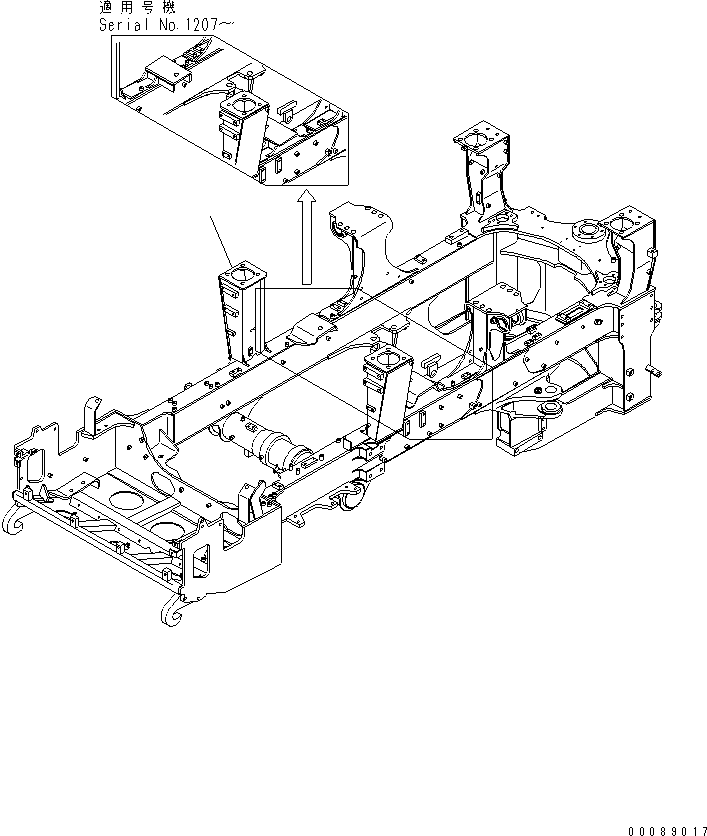 SEAT ASS'Y,FRONT 56C-46-11206 KOMATSU