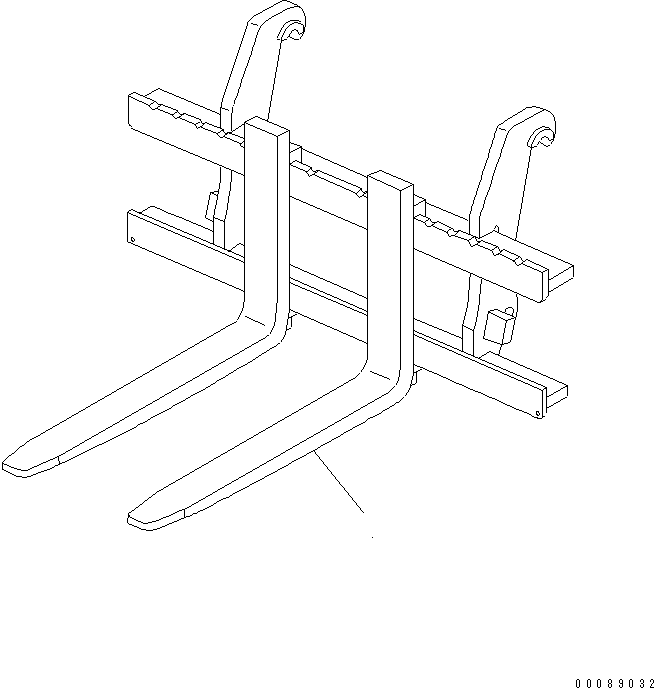 Palette Fork 418-71-H2510 KOMATSU