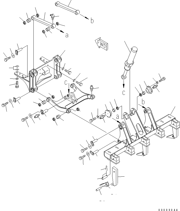 CYLINDER GROUP,RIPPER (707-02-07330) KOMATSU