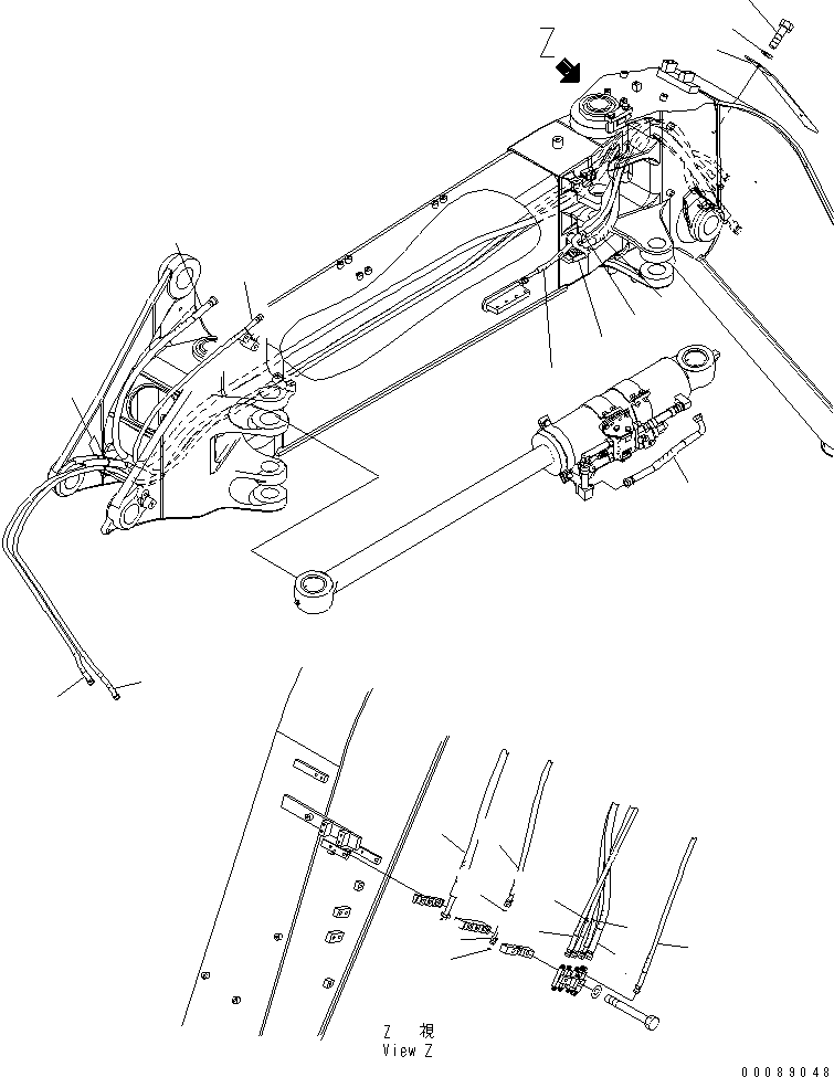 Шланг 22B-70-29281 KOMATSU