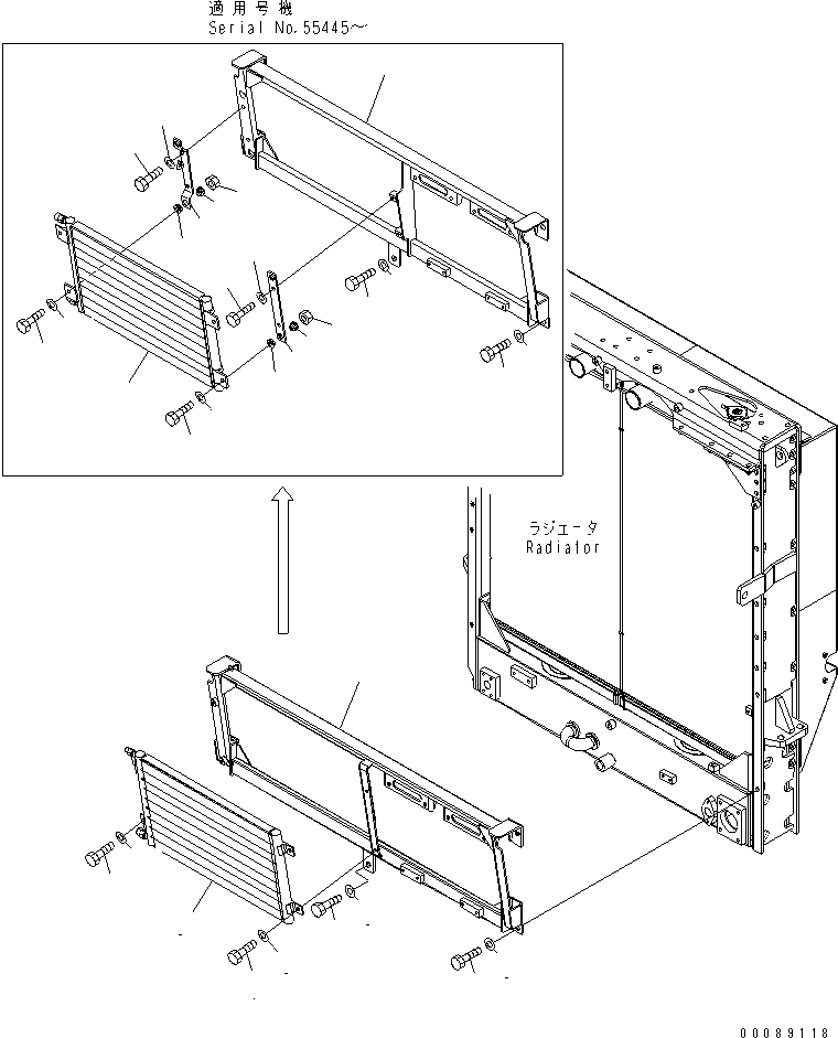 Амортизирующая подушка 425-03-37280 KOMATSU