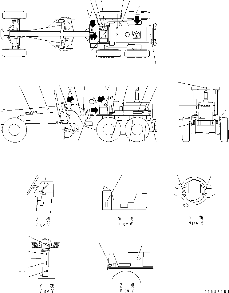 PLATE, SAFETY,STERNWAY 09802-49000 KOMATSU