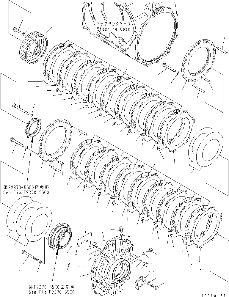STEERING ASS'Y,(WITH VHMS) (195-22-71053) KOMATSU