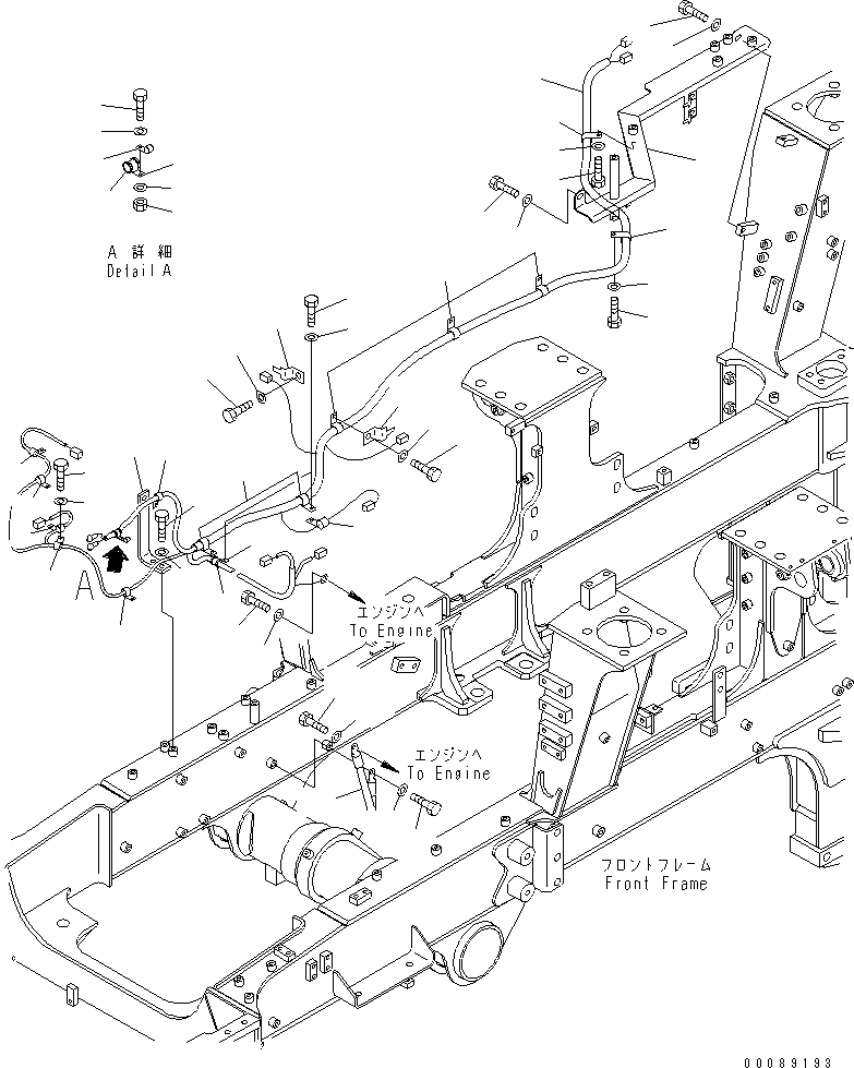 Кронштейн 56D-06-21152 KOMATSU