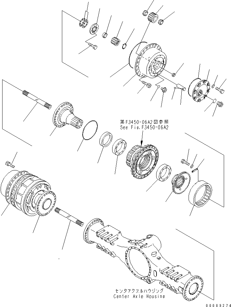 FINAL AND BRAKE A. 56B-23-12900 KOMATSU