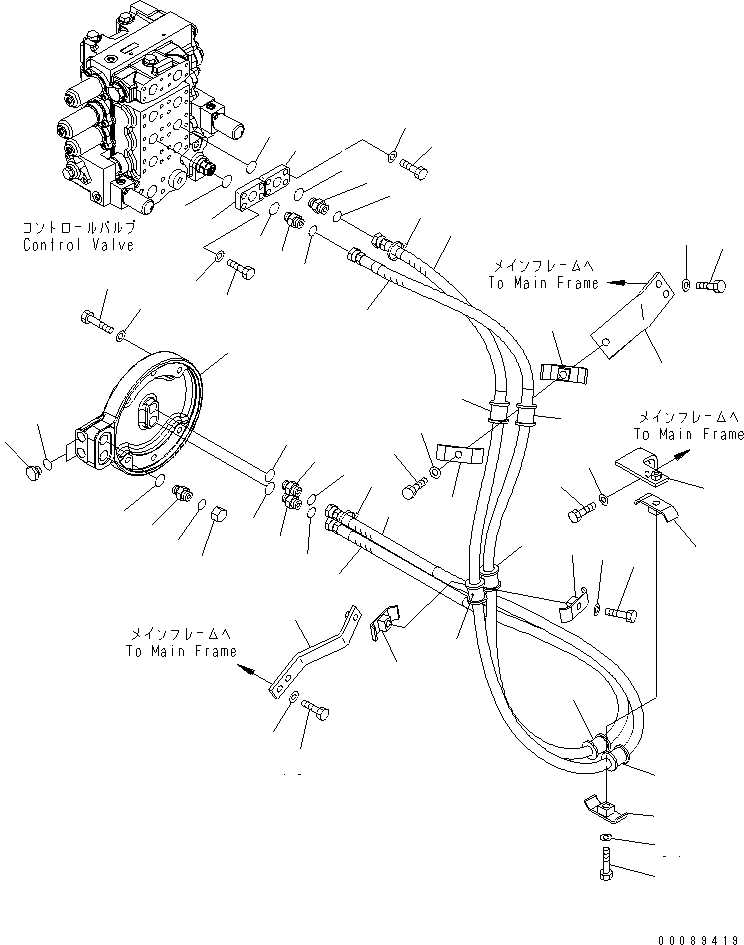 Шланг 154-969-5860 KOMATSU