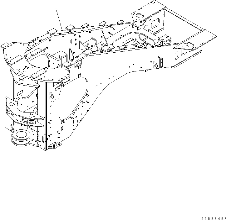 Задняя рама 42C-Z89-4430 KOMATSU