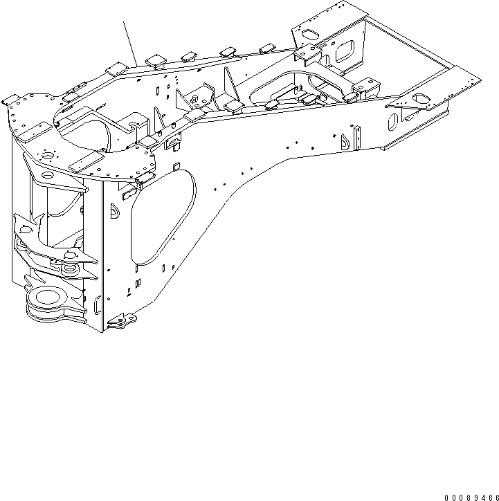 Задняя рама 42C-Z65-1210 KOMATSU