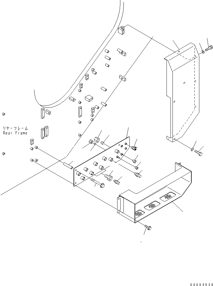 PLATE KIT,NOT SHOWN 42C-V00-1210 KOMATSU