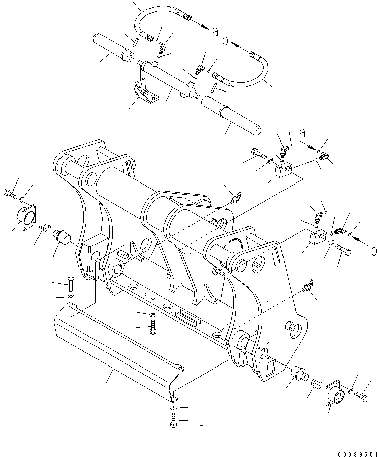 Шланг 02753-203A4 KOMATSU