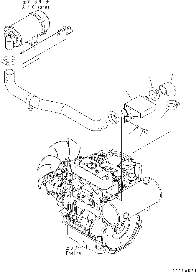 Шланг 22F-01-31620 KOMATSU