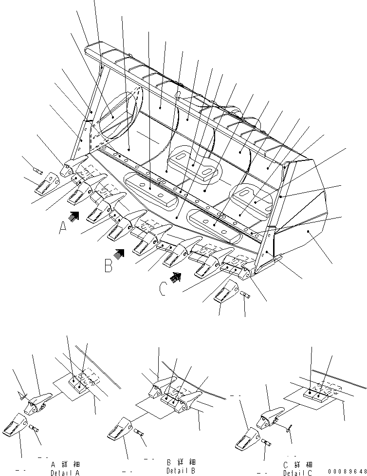 Пластина сварная 426-V65-3370 KOMATSU