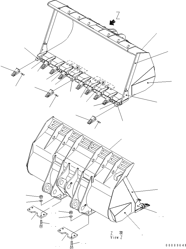 Bucket Assembly 426-807-3200 KOMATSU