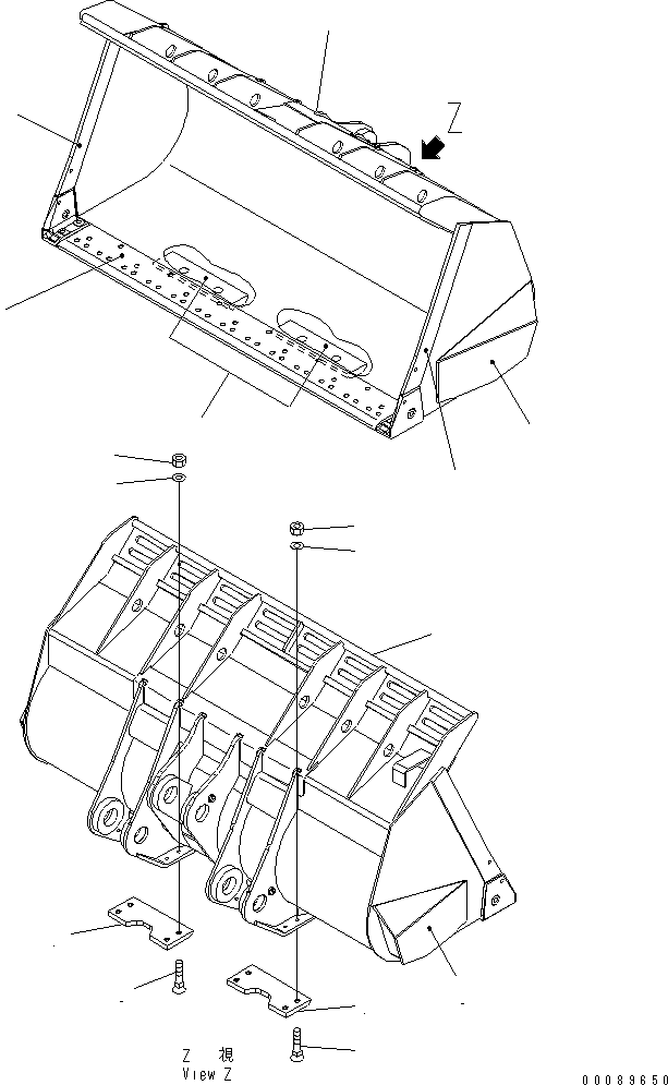 Bucket Assembly 426-806-3100 KOMATSU