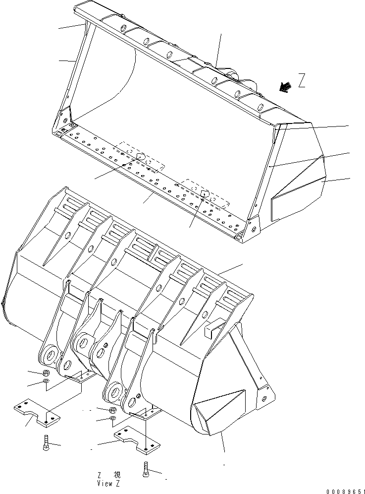 Bucket Assembly 426-806-3200 KOMATSU