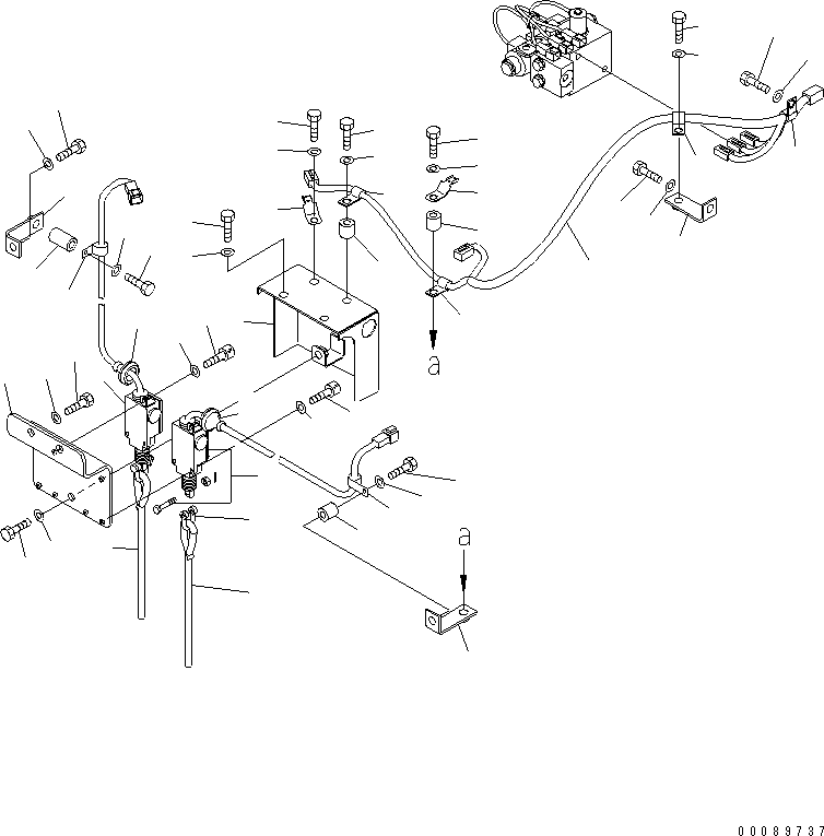 Переключатель в сборе 21T-06-34722 KOMATSU