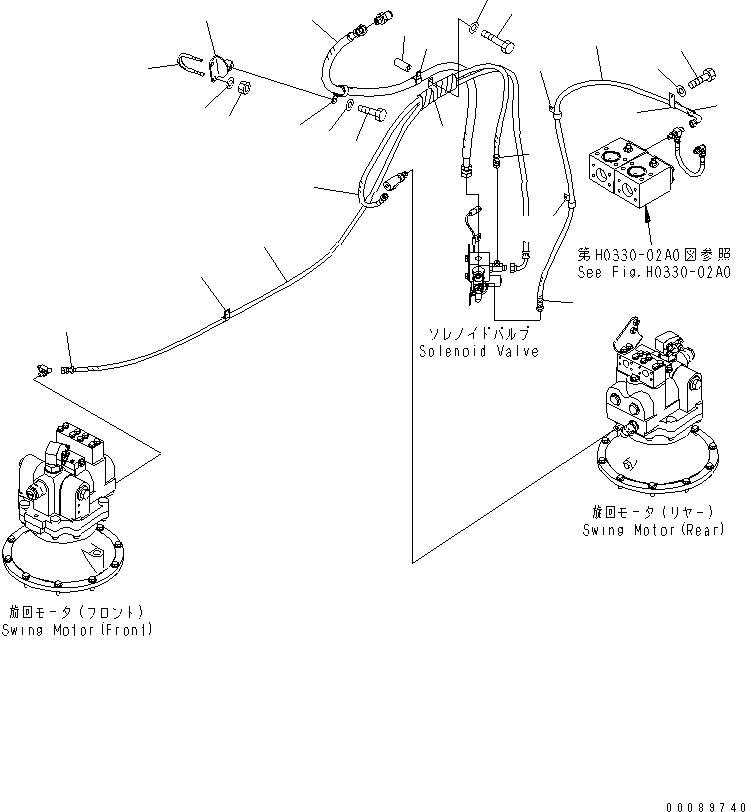 Шланг в сборе 21T-64-36890 KOMATSU