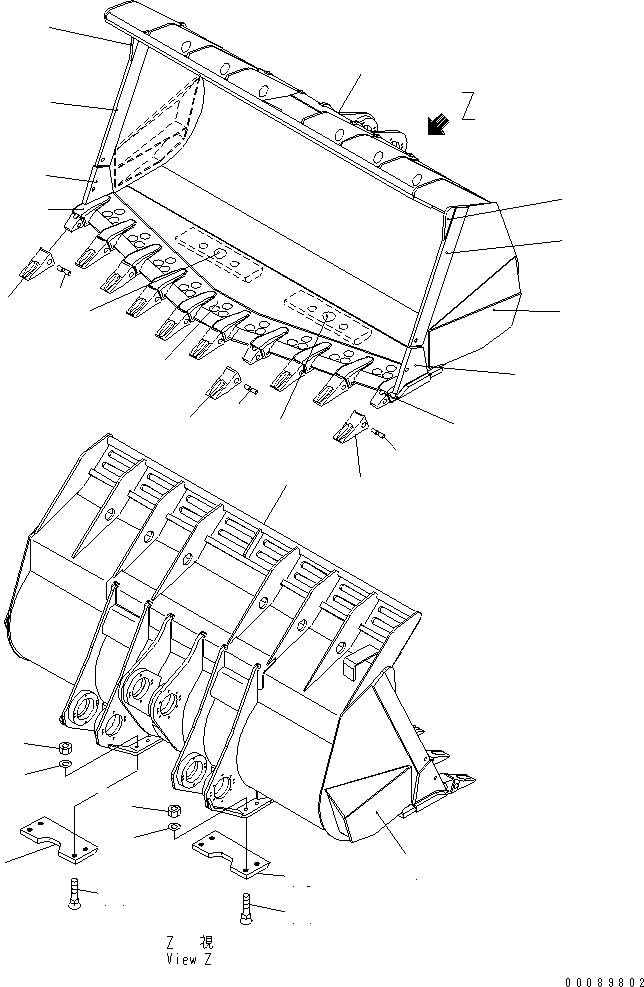 Bucket Assembly 426-818-3100 KOMATSU