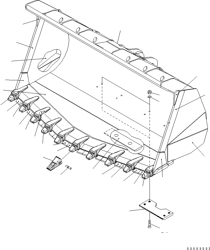 Bucket Assembly 426-T67-3100 KOMATSU