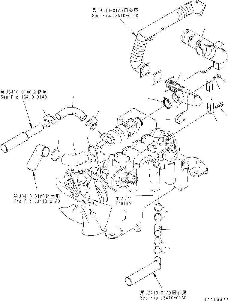 Крышка 56D-02-11133 KOMATSU