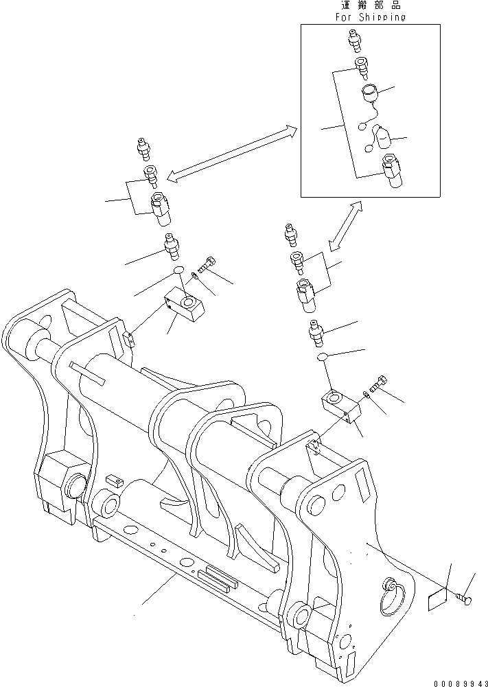 Quick Coupler Assembly 419-T81-4570 KOMATSU